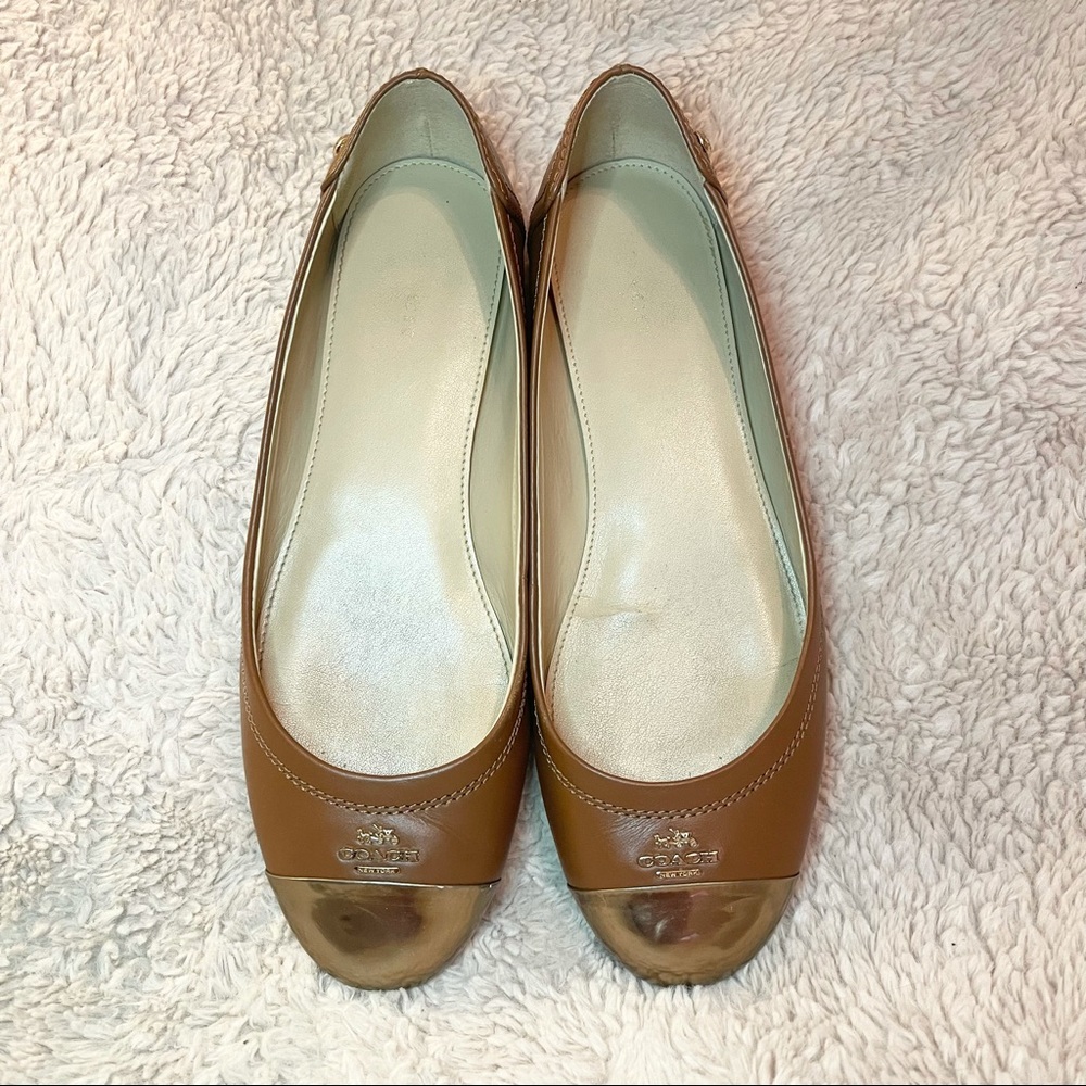 Coach Leather Ballet Flats